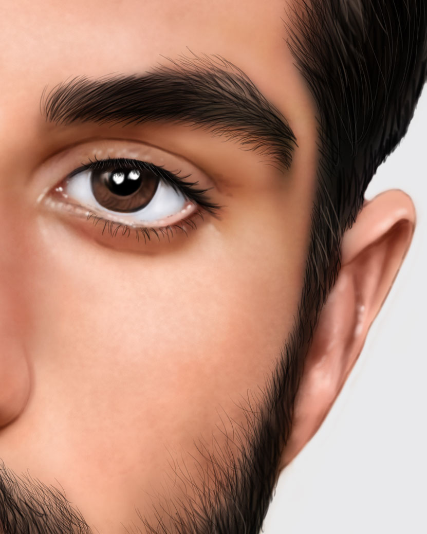 نقاشی دیجیتال شهید حسن خوشبخت