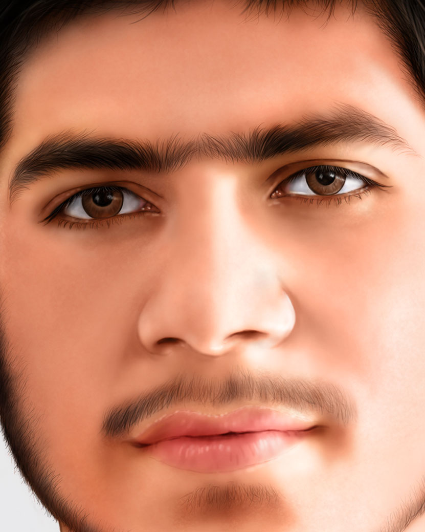 نقاشی دیجیتال شهید مرادی